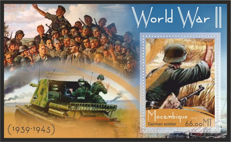 Stamps. World War II.  2017 year 6 sheets perforated