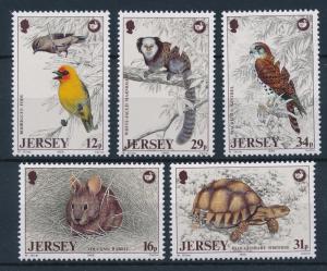 [41537] Jersey 1988 Animals Wild life Birds Rabbit Tortoise MNH