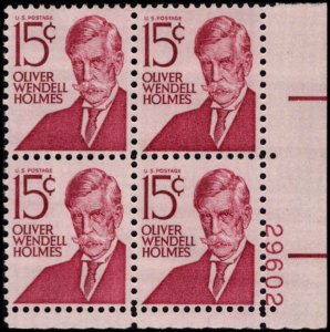 US #1288 HOLMES MNH LR PLATE BLOCK #29602 DURLAND $1.60