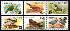 Philippines 1979 Birds Complete Mint MNH Set SC 1392-1397 SG 1504-1509 CV £43.75