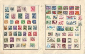 Czechoslovakia Stamp Collection 1918 to 1980, 35 Pages, JFZ 