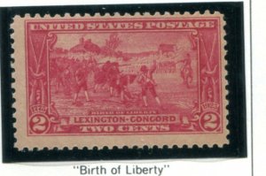 US Scott #616-19 1925 Lexington-Concord Issue. MNH & MH. Free Shipping