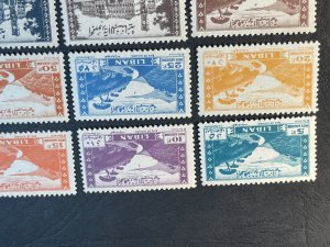 LEBANON # C119-C128--MINT NEVER/HINGED---COMPLETE SET---AIR-MAIL---1947