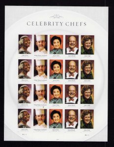 4922-4926 Celebrity Chefs Sheet of 20 Forever Stamps MNH 2014