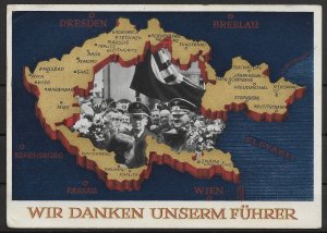 Sudetenland: Propaganda Card with Liberation Cancellation Wagstadt