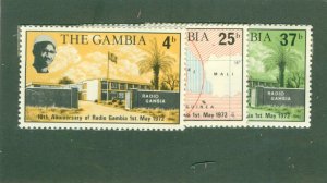 GAMBIA 273-5 MNH BIN $0.80