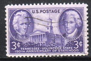 United States 941 - Used - 3c Tennessee Statehood, 150th (1946) (1)