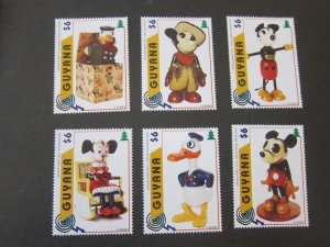 Guyana 1996 Sc 3098a-d,g Disney MNH