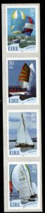 IRELAND SG1440a 2001 YATCHS SELF ADHESIVE MNH