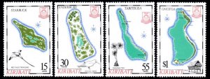 Kiribati - 1987 Island Maps Set MNH** # SG 270-273