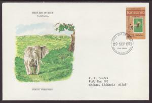 Tanzania Forest Preserves 1979 Typed FDC BIN