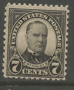 UNITED STATES  676  MNH,  1929 ISSUE OVERPRINTED IN BLACK