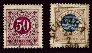 Sweden SC#48-49 Used F-VF...Worth a Close look!!