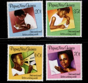 Papua New Guinea Scott 707-710  MNH** Letter Writing set