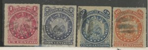 Bolivia #24-27 Used Single (Complete Set)