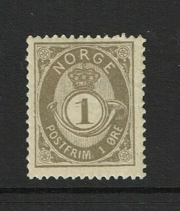 Norway SC# 36, Mint Hinged, Hinge Remnants - S9372