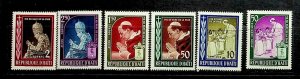 HAITI Sc 444-6,C139-41 NH ISSUE OF 1959 - POPE PIUS XII