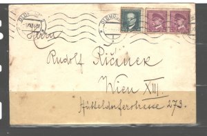 CZECHOSLOVAKIA 1930's POSTAL HISTORY COVERS 3 COVERS & 1 P. Card