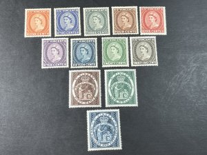 ST. VINCENT # 186-197--MNH & MH-COMPLETE SET-----WELL CENTERED----1955