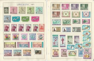 Afghanistan Stamp Collection on 4 Pages, Sports, Animals, JFZ