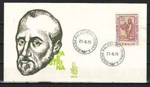 Italy, Scott cat. 1195. Composer G. Pierluigi issue. First day cover.