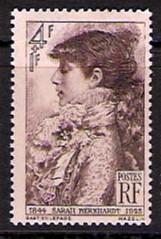 France #B191 Sarah Bernhardt 1945 NH Cat. $ .30