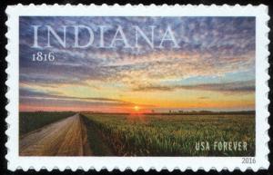 SC#5091 (47¢) Indiana Statehood (2016) SA