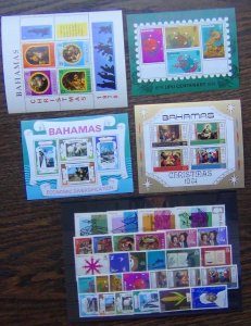 Bahamas 1968 1975 Tourism Christmas University UPU Economic Flowers MNH