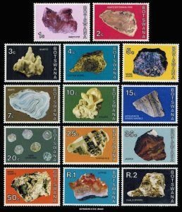 Botswana 114-27 Gemstones mnh