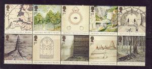 D3-Great Britain-Scott#2192a-unused,never hinged block of 10