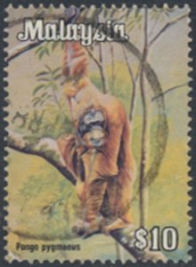 Malaysia    SC# 182   Used  Orangutan   see details & scans