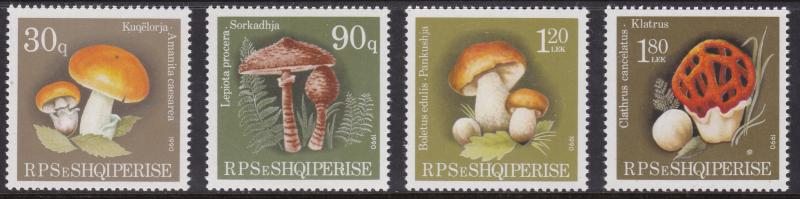 Albania, Mushrooms MNH / 1990