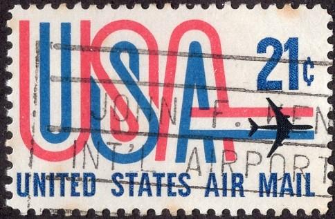United States C81 - Used - 21c Plane / U S A (1971) (2)