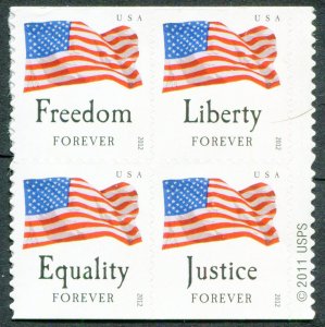 USA 4648a MNH block of 4