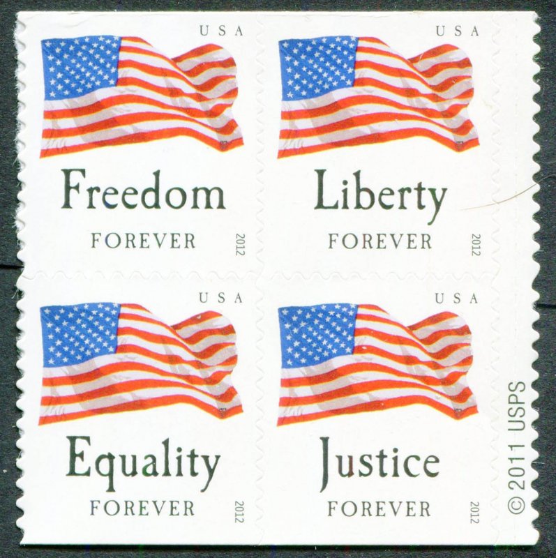 USA 4648a MNH block of 4