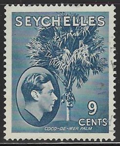 Seychelles #131 (1945), postally used single, cat. $3.25