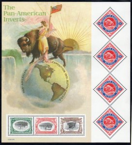 United States 3505 - Mint-NH - Pan-American Inverts (2001) (cv $10.00)