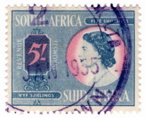 (I.B) South Africa Revenue : Duty Stamp 5/-