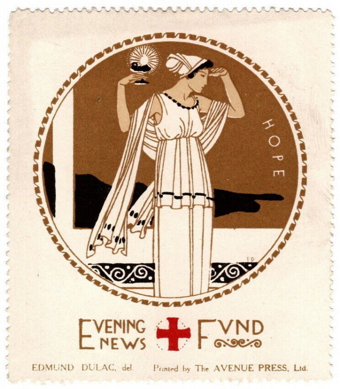 (I.B) Great War Cinderella : Evening News Red Cross Fund (Hope)