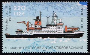 Germany, Sc.#2143b used single of s-/s. 100 years German Antarctic science