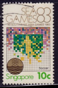 Singapore, 1983, Southeast Asian Games, 10c, used