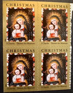 US # 4101 Madonna & Child Booklet pane of 8 (4 on each side) 39c 2006 Mint NH