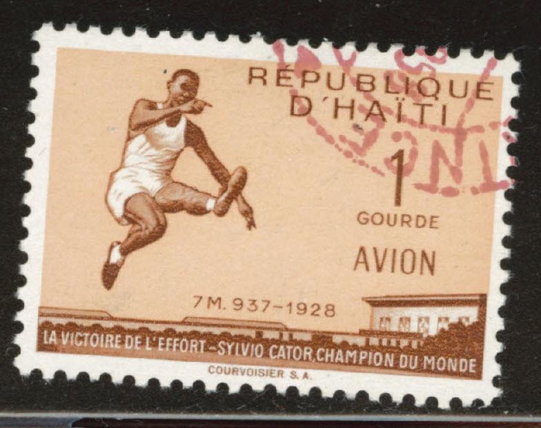 Haiti  Scott C117 Used CTO airmail stamp