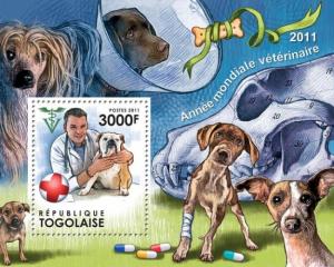 TOGO 2011 SHEET WORLD VETERINARY YEAR tg11320b