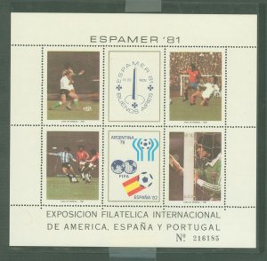 Argentina #1326  Souvenir Sheet