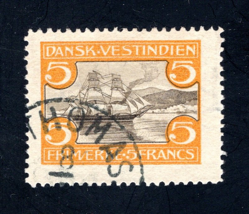 Danish West Indies #39,  VF,  Used, CV $275.00 ....1630039