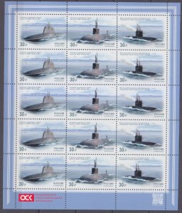 2023 Russia 3362-3364ZB Russian Maritime Fleet - Submarines 45,00 €