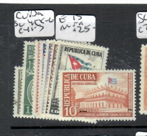 CUBA MAP     SC 458-461, C41-3 , E13     MNH    PPP1102H