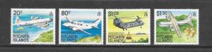 PITCAIRN ISLANDS - #323-6 AIRCRAFT  MNH