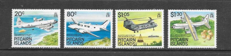 PITCAIRN ISLANDS - #323-6 AIRCRAFT  MNH